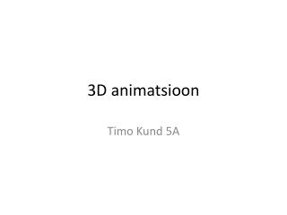 3D animatsioon