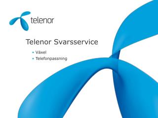 Telenor Svarsservice