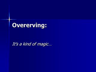Overerving: