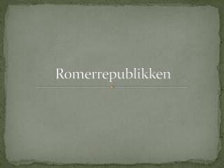 Romerrepublikken