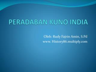 PERADABAN KUNO INDIA