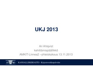 UKJ 2013