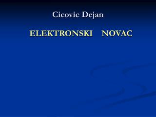 Cicovic Dejan