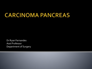 CARCINOMA PANCREAS