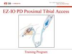 EZ-IO PD Proximal Tibial Access