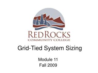 Grid-Tied System Sizing