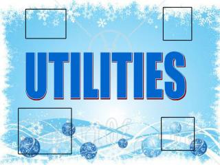 UTILITIES