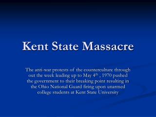 Kent State Massacre