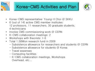Korea-CMS Activities and Plan