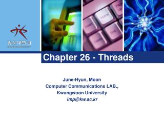 Chapter 26 - Threads
