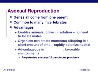 Asexual Reproduction