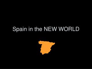 Spain in the NEW WORLD