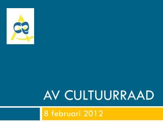 AV Cultuurraad