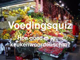 Voedingsquiz