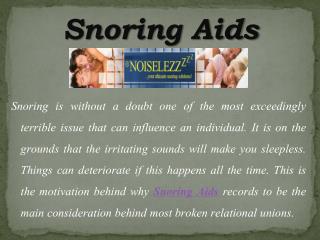 Stop Ignoring This Snoring Problem