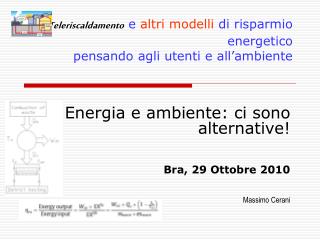 Teleriscaldamento e altri modelli di risparmio energetico pensando agli utenti e all’ambiente