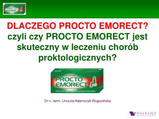 PROCTO EMORECT