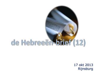 de Hebreeën-brief (12)