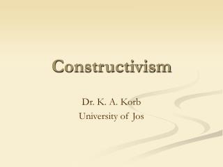 Constructivism