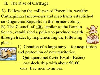 II. The Rise of Carthage