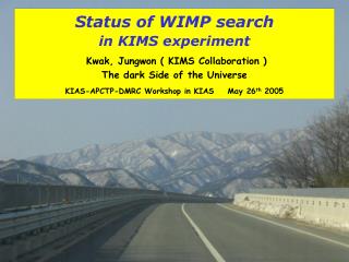 KIMS Collaboration Korea Invisible Mass Search experiment since 2000