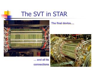 The SVT in STAR