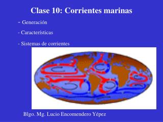 Clase 10: Corrientes marinas