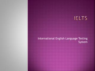 PPT - IELTS Reading Section PowerPoint Presentation - ID:6957598