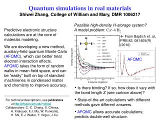 Possible high-density H-storage system? A model problem : Ca + -4 H 2