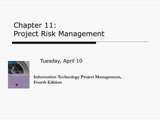 Chapter 11: Project Risk Management