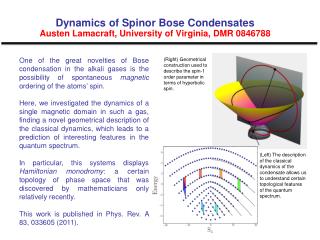 Dynamics of Spinor Bose Condensates Austen Lamacraft, University of Virginia, DMR 0846788