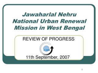 Jawaharlal Nehru National Urban Renewal Mission in West Bengal