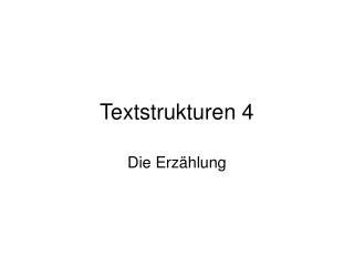 Textstrukturen 4