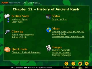 Chapter 12 – History of Ancient Kush