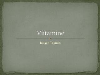 Viitamine