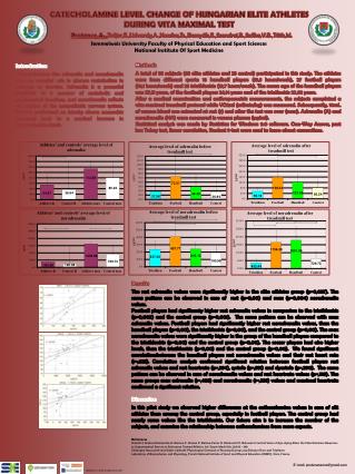 CATECHOLAMINE LEVEL CHANGE OF HUNGARIAN ELITE ATHLETES DURING VITA MAXIMAL TEST