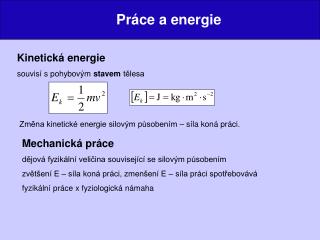 Práce a energie