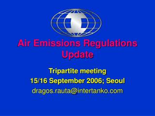 Air Emissions Regulations Update