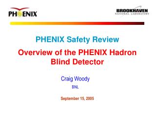 PHENIX Safety Review Overview of the PHENIX Hadron Blind Detector