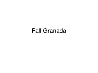 Fall Granada