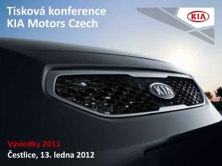 Tisková konference KIA Motors Czech