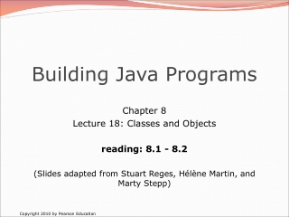 Building Java Programs