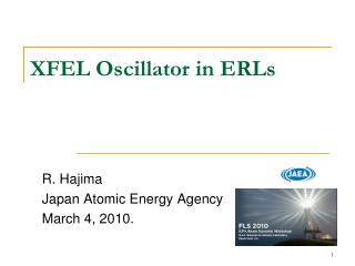 XFEL Oscillator in ERLs