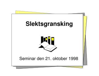 Slektsgransking