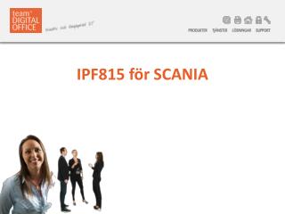 IPF815 för SCANIA