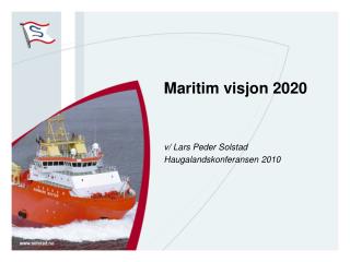 Maritim visjon 2020