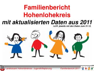 Familienbericht Hohenlohekreis mit aktualisierten Daten aus 2011