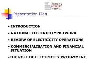 Presentation Plan