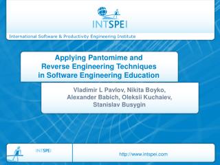 Applying Pantomime and Reverse Engineering Techniques in Software Engineering Education