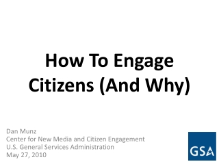 How To Engage Citizens (And Why)
